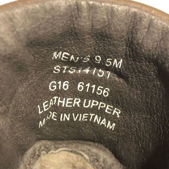 Sperry Top-Sider Bushwick Mens Dark Brown Leather Boots • Sz 9.5 - Picture 6 of 8